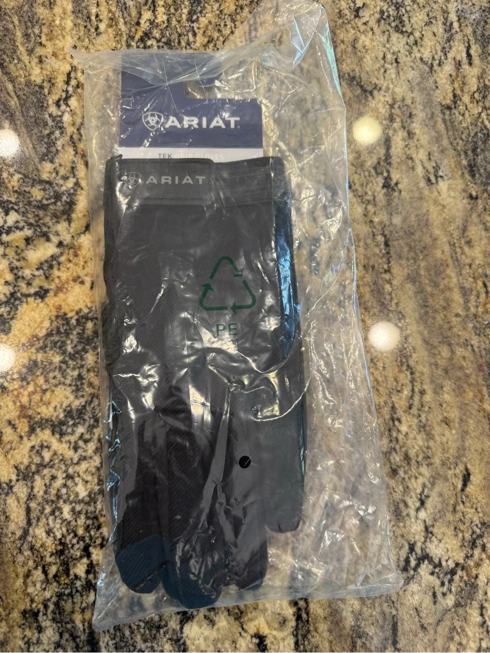 New Ariat Black Tek Grip Gloves